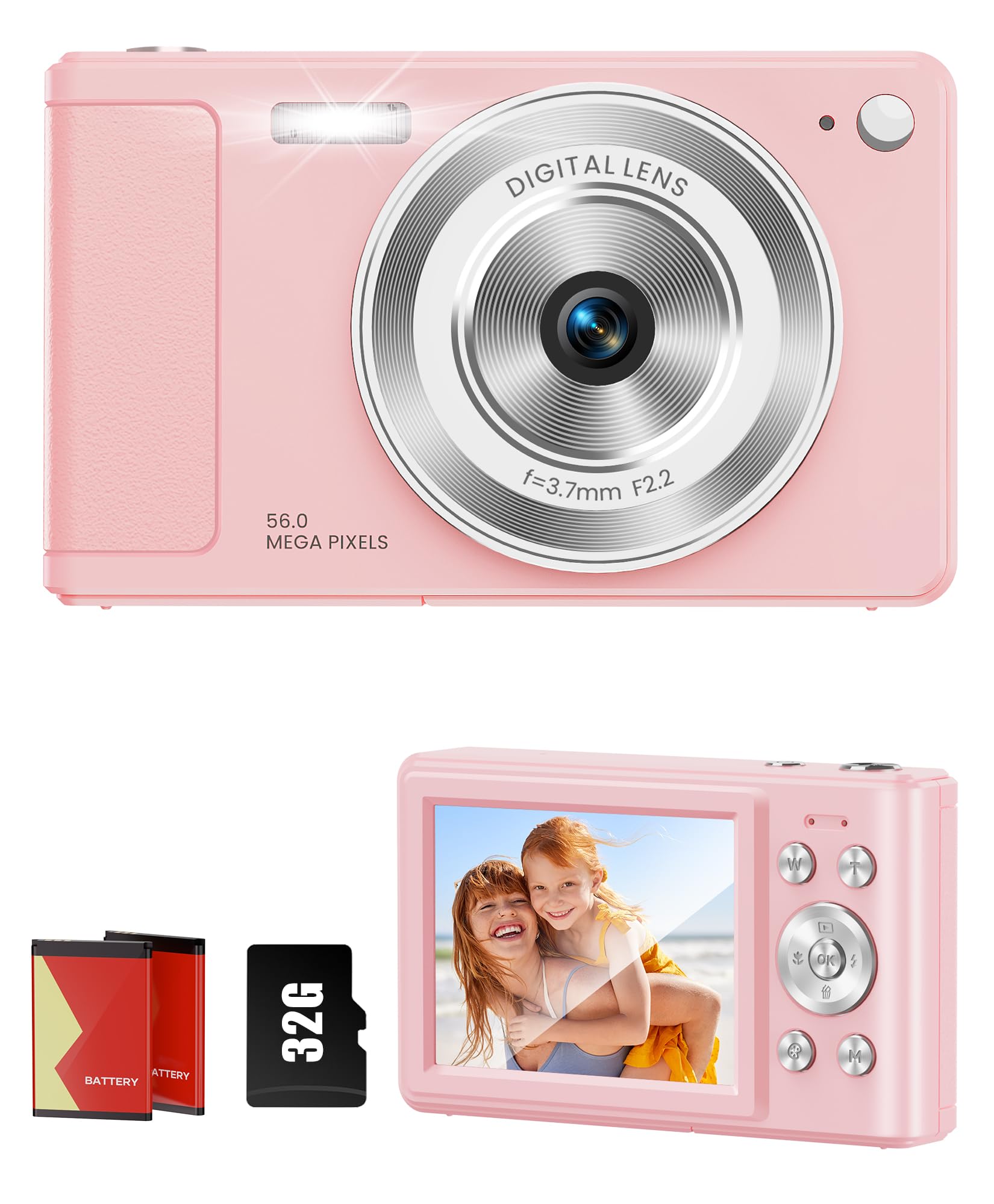 Amazon.com : WONNIE Digital Camera 56MP, FHD 1080P Point